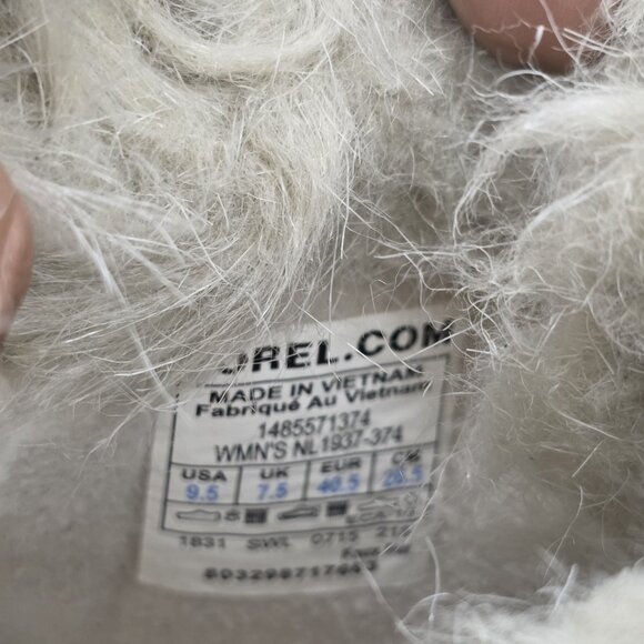 Sorel Tofino Winter Faux Fur Tall Tan Black Snow Boots NL1937-374 Wmn Size 9.5 - Picture 7 of 11